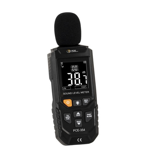 带分析功能声级计 - PCE-354 - PCE Deutschland GmbH - 2 级 / 数据采集功能 / 数字