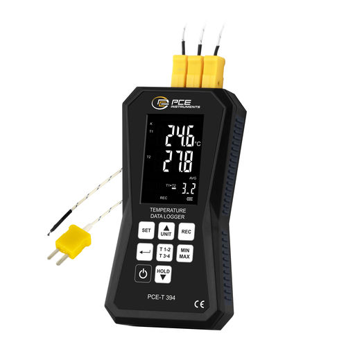 温度数据采集器 - PCE-T 394 - PCE Deutschland GmbH - USB / LCD显示 / 多通路