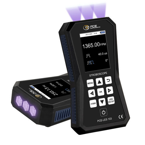 数字频闪观测器 - PCE-LES 103UV - PCE Deutschland GmbH - LED式 / 手提 / UV 紫外线