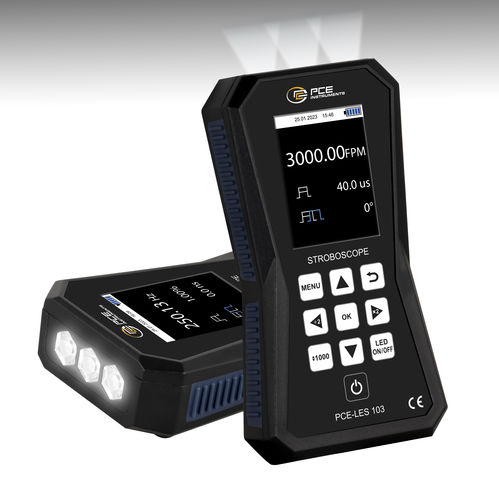 数字频闪观测器 - PCE-LES 103  - PCE Deutschland GmbH - LED式 / 手提 / 紧凑型