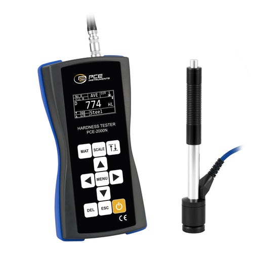 Leeb式硬度测试仪 - PCE-2000N - PCE Deutschland GmbH - 便携式 / 用于有色金属 / 液晶数字显示
