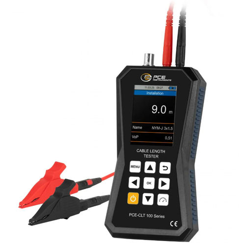 线缆长度测量仪器 - PCE-CLT 100 - PCE Deutschland GmbH - 时差法超声波 / 用于电池 / 紧凑型