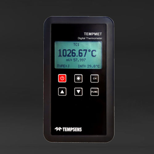 热电偶温度计 - TEMPMET 08 - TEMPSENS - RTD / 数码显示 / 精准