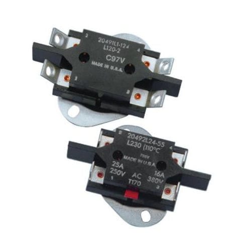 不锈钢恒温器 - 2049 series - Sensata Technologies - 双脚 / 手动复位 / 抗干扰