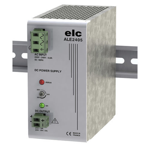 DIN导轨电源 - ALE2405 - ELC construction électronique - AC/DC / 单输出 / 调节