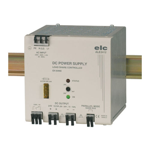 DIN导轨电源 - ALE1225 - ELC construction électronique - AC/DC / 单输出 / 调节