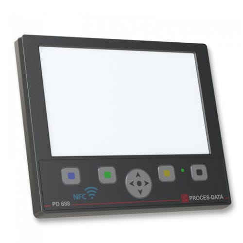 LED式显示屏 - PD688 - PROCES-DATA A/S - 图像 / 800 x 480 / 7"