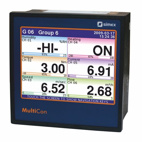 电流测量仪器 - MultiCon CMC-141 - SIMEX Sp. z o.o. - 温度 / 电压 / 压力