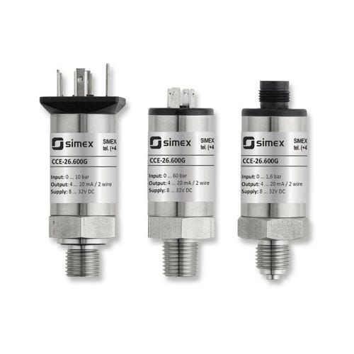 绝对压力变送器 - CCE-26.600G - SIMEX Sp. z o.o. - 陶瓷 / 4-20 mA / 0-10V