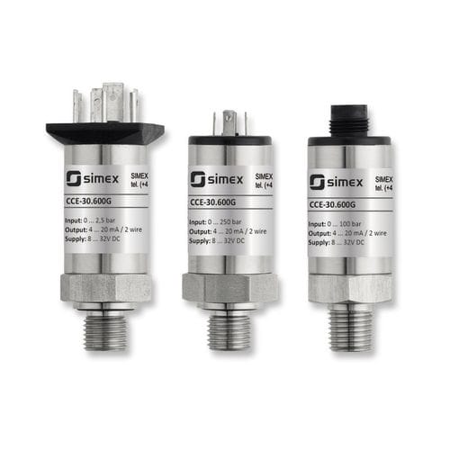 绝对压力变送器 - CCE-30.600G series - SIMEX Sp. z o.o. - 陶瓷 / 4-20 mA / 0-10V