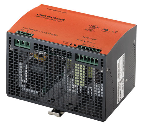 DIN导轨电源 - 24 - 48 V, 480 W | PSS480 series - Connectwell Industries - AC/DC / 开关式 / 单相