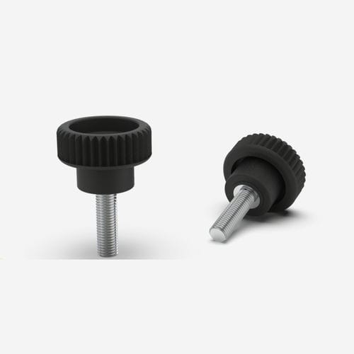 塑料滚花螺丝 - BK38.0078 series - Bäcker - 钢
