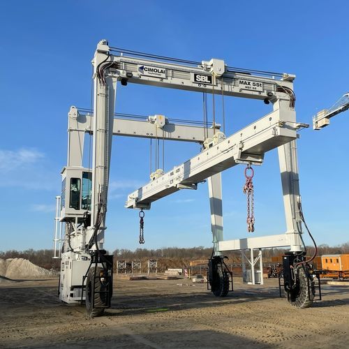 混凝土预制梁跨车 - MST 55 - CIMOLAI TECHNOLOGY - 重载 / 轮胎式