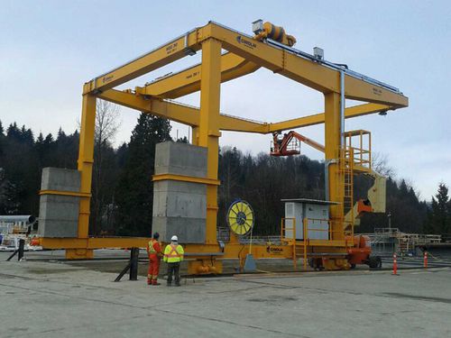 轨道龙门吊 - RGC 30 - CIMOLAI TECHNOLOGY - 用于预制件工地 / 土建工程
