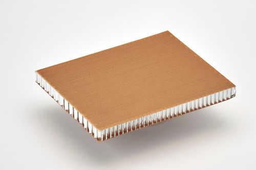 蜂窝状夹芯板 - ALUSTEP® F - Cel Components S.r.l. - 玻璃纤维表面 / 室内装潢 / 用于隔墙