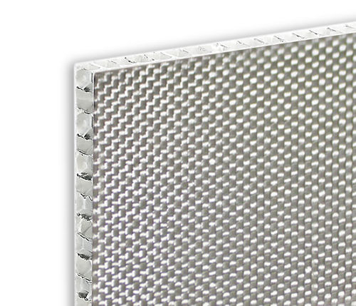 蜂窝状夹芯板 - ALUSTEP® HFR - Cel Components S.r.l. - 玻璃纤维表面 / 用于天花板 / 用于外墙