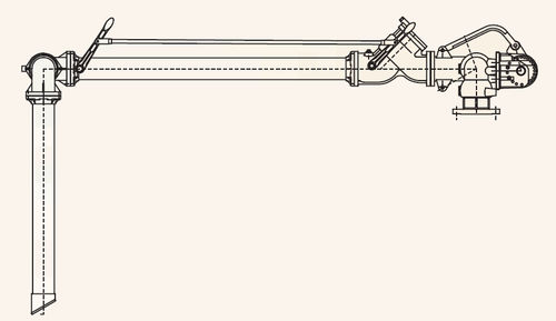 从上部装载输油臂 - 82 - 310 m³/h, ø 3 - 6'' | 1050 series - silea liquid transfer srl - 用于传输液体