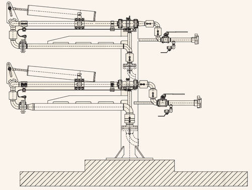 输油臂输油臂 - max. 150 m³/h, ø 3 - 4" | 1802 series - silea liquid transfer srl - 流体转运卸载