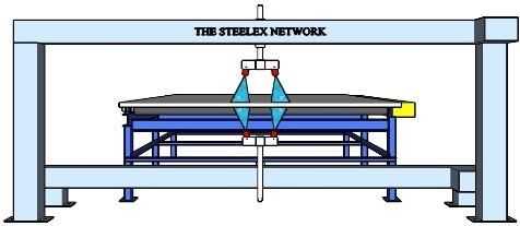 固定喷涂机 - max. 4500 mm - Steelex International - 油漆 / 用于钢板