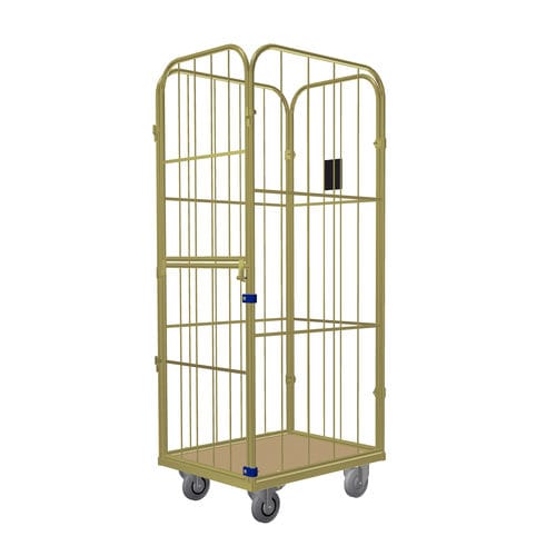 纺织品笼车 - JUNIOR XL - LKE GmbH - Excellence in Material Handling - 金属丝网 / 4 板式