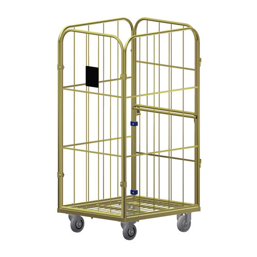 纺织品笼车 - Classic X - LKE GmbH - Excellence in Material Handling - 4 板式 / 金属丝网
