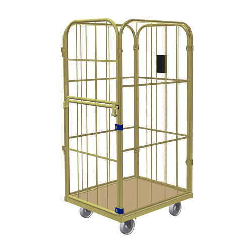纺织品笼车 - Junior M standard - LKE GmbH - Excellence in Material Handling - 4 板式 / 金属丝网
