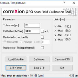接口软件 - correXion pro - SCANLAB GmbH - 优化 / 质量 / 用于光学仪器
