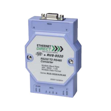 媒体变换器 - RUS-9520A  - Ethernet Direct - 以太网 / RS-232 / RS-485