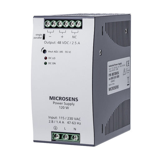 DIN导轨电源 - MS70045x series - MICROSENS GmbH & Co. KG - AC/DC / 可调节 / 以太网供电