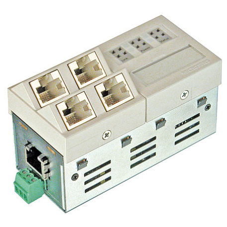 管理型网络交换机 - MS450184PM-48 - MICROSENS GmbH & Co. KG - 5端口 / 千兆 / 集成式