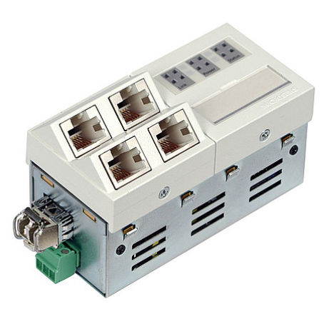 管理型网络交换机 - MS450860M - MICROSENS GmbH & Co. KG - 5端口 / 千兆 / 光纤