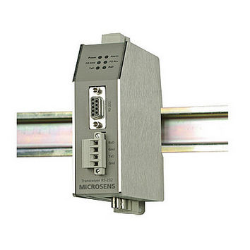 媒体变换器 - MS650142 - MICROSENS GmbH & Co. KG - 以太网媒体 / RS-232 / 光纤