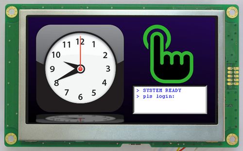 TFT LCD显示模块 - HMT043ATA-2C - TOPWAY LCD - 触摸屏 / 480 x 272 / 工业