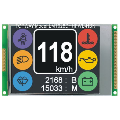 TFT显示模块 - LMT028DHHFWL-NBN - TOPWAY LCD - 彩色 / 320 x 240 / 2.8"