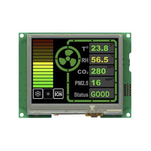 TFT LCD显示模块 - HMT035ATA-1C - TOPWAY LCD - 电阻式触摸屏 / 彩色 / 320 x 240