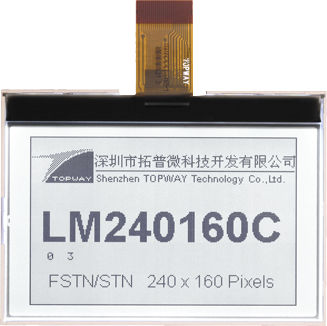 液晶显示模块 - LM240160XCW  - TOPWAY LCD - 图像 / 单色 / 240 x 160