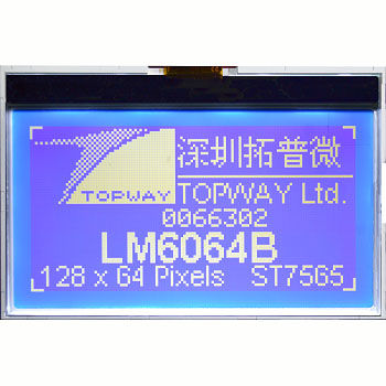液晶显示模块 - LM6063XFW - TOPWAY LCD - 图像 / 单色 / 128 x 64
