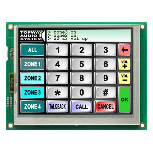 智能型显示模块 - HMT056ATA-C - TOPWAY LCD - 液晶 / 电阻式触摸屏 / 字母数字