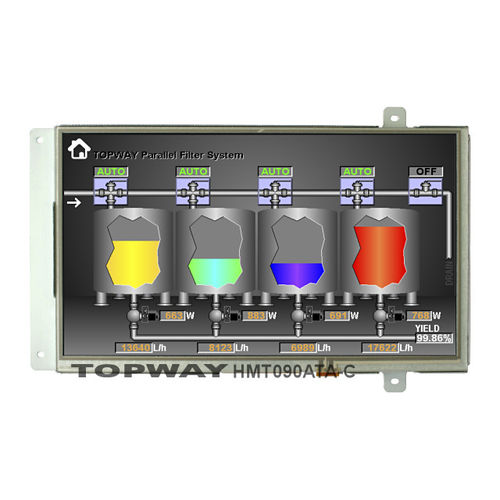 智能型显示模块 - HMT090ATA-C - TOPWAY LCD - TFT LCD / 电阻式触摸屏 / 图像