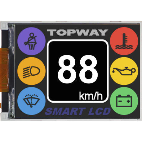 TFT LCD显示模块 - LMT028DNHFWL-1 - TOPWAY LCD - 彩色 / 320 x 240 / 工业