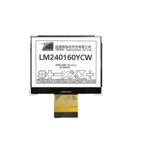 LED式显示板 - LM240160YCW - TOPWAY LCD - 液晶 / 电容触摸屏式 / 图像