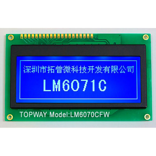 液晶显示屏 - /LM6071CFW - TOPWAY LCD - 图像 / 单色 / 192 x 64