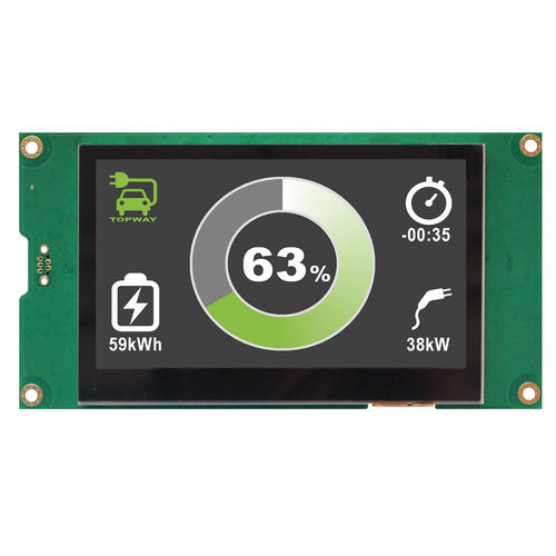 TFT LCD显示模块 - HMT043MTA-D - TOPWAY LCD - 彩色 / 480 x 272 / 4.3"
