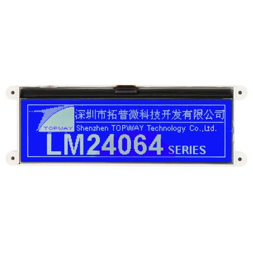 液晶显示模块 - LM24064JFW - TOPWAY LCD - 图像 / 单色 / 点阵