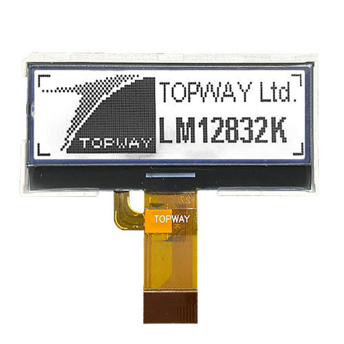 图像显示屏 - LM12832KCW - TOPWAY LCD - 128 x 32 / 工业 / 控制