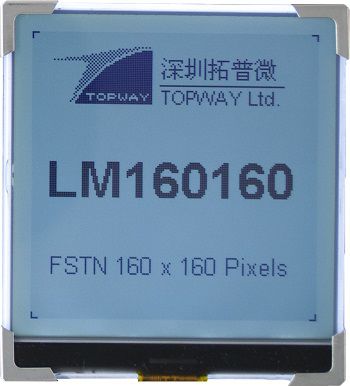 液晶显示屏 - LM160160RCW - TOPWAY LCD - 图像 / 单色 / 160 x 160