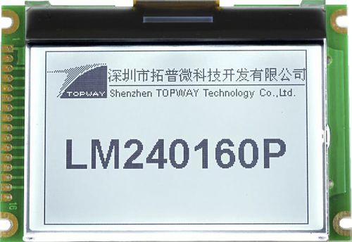 液晶显示屏 - LM240160PCW - TOPWAY LCD - 图像 / 单色 / 工业