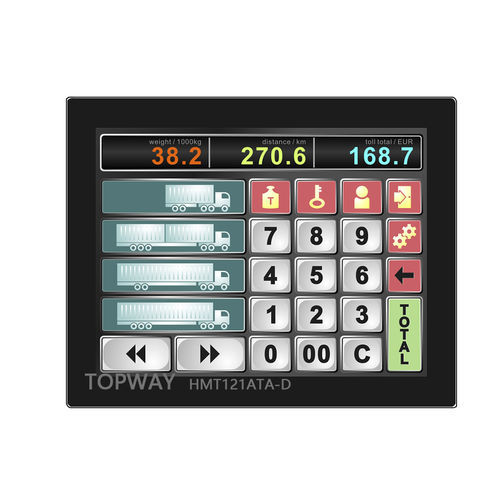 智能型显示屏 - HMT121ATA-D - TOPWAY LCD - TFT LCD / 电容触摸屏式 / 彩色