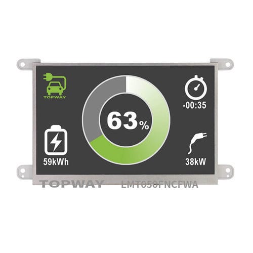 TFT LCD显示模块 - LMT050FNCFWA - TOPWAY LCD - 彩色 / 图像 / 800 x 480