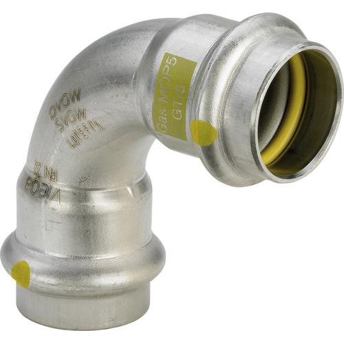液压接头 - Sanpress Inox G - Viega GmbH & Co. KG - 卡套式 / 压接式 / 肘型